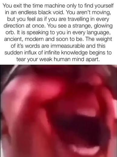 Time machine meme